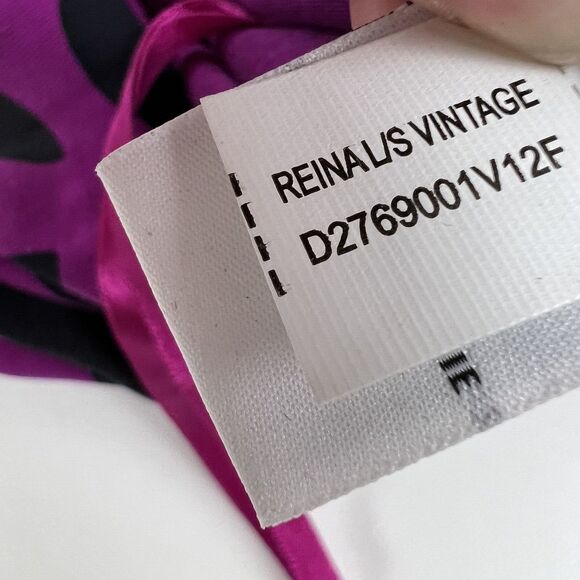 DIANE VON FURSTENBERG Reina Mini Dress Long Sleeve Purple Sheath Silk Size 4 DVF - Picture 10 of 12